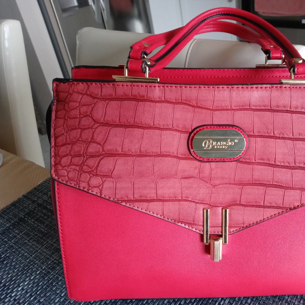 Brangio Italy Red Handbag